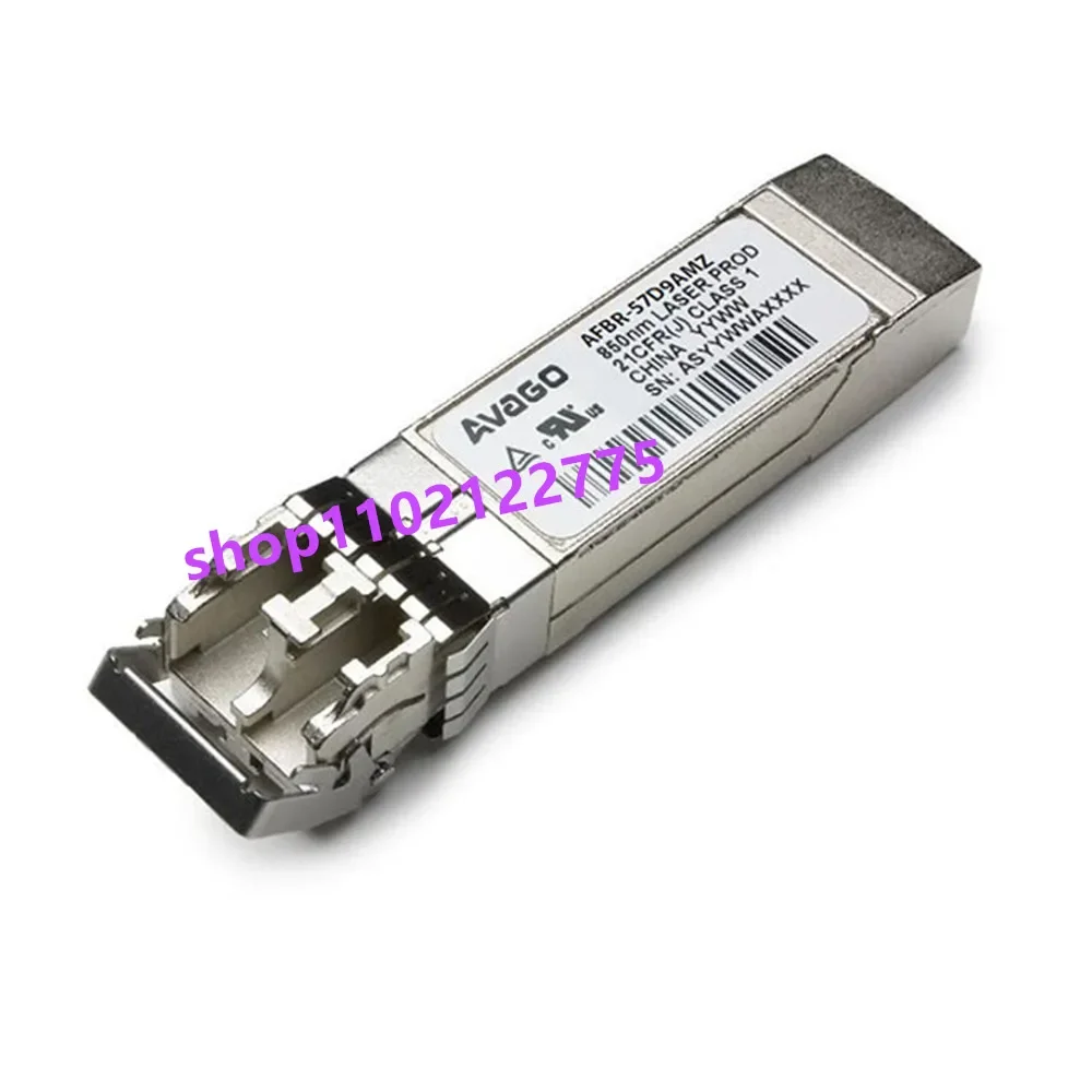 AVAGO AFBR-57D9AMZ 8G 0.15KM-850NM SFP+ Multimode Optical Fiber Transceiver 8GB Network Adapter General Purpose Module avago afbr 57d7apz e2 8g 850nm sfp fiber module 8g sfp transceiver