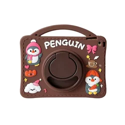 Kids' Cute Penguins iPad Case with Stand for iPad mini 1 2 3 4 5 (No Straps)