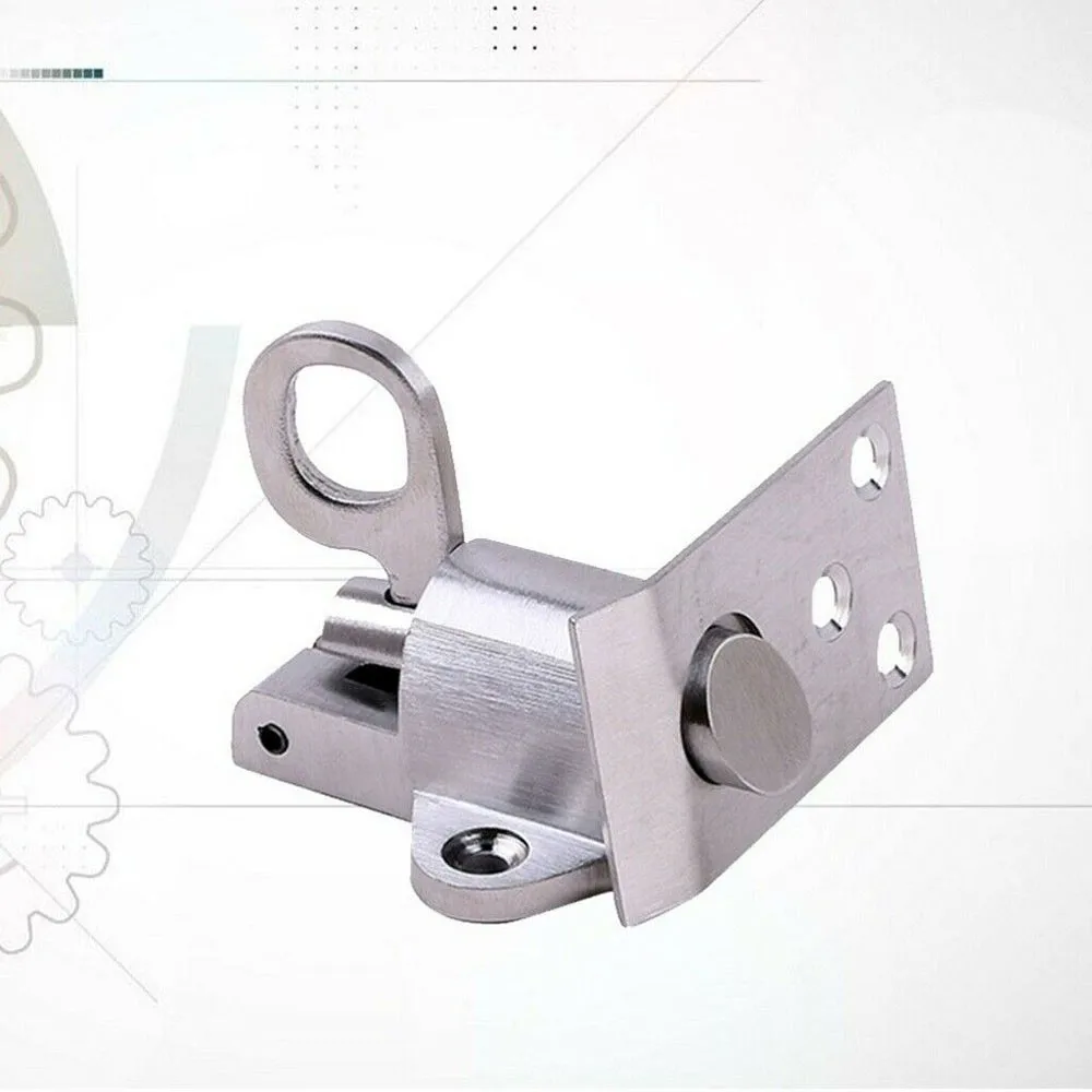 Door Lock Bolt Lock Self-closing Spring Spring Latch Stainless Steel Thickened Wear-resistant Automatic