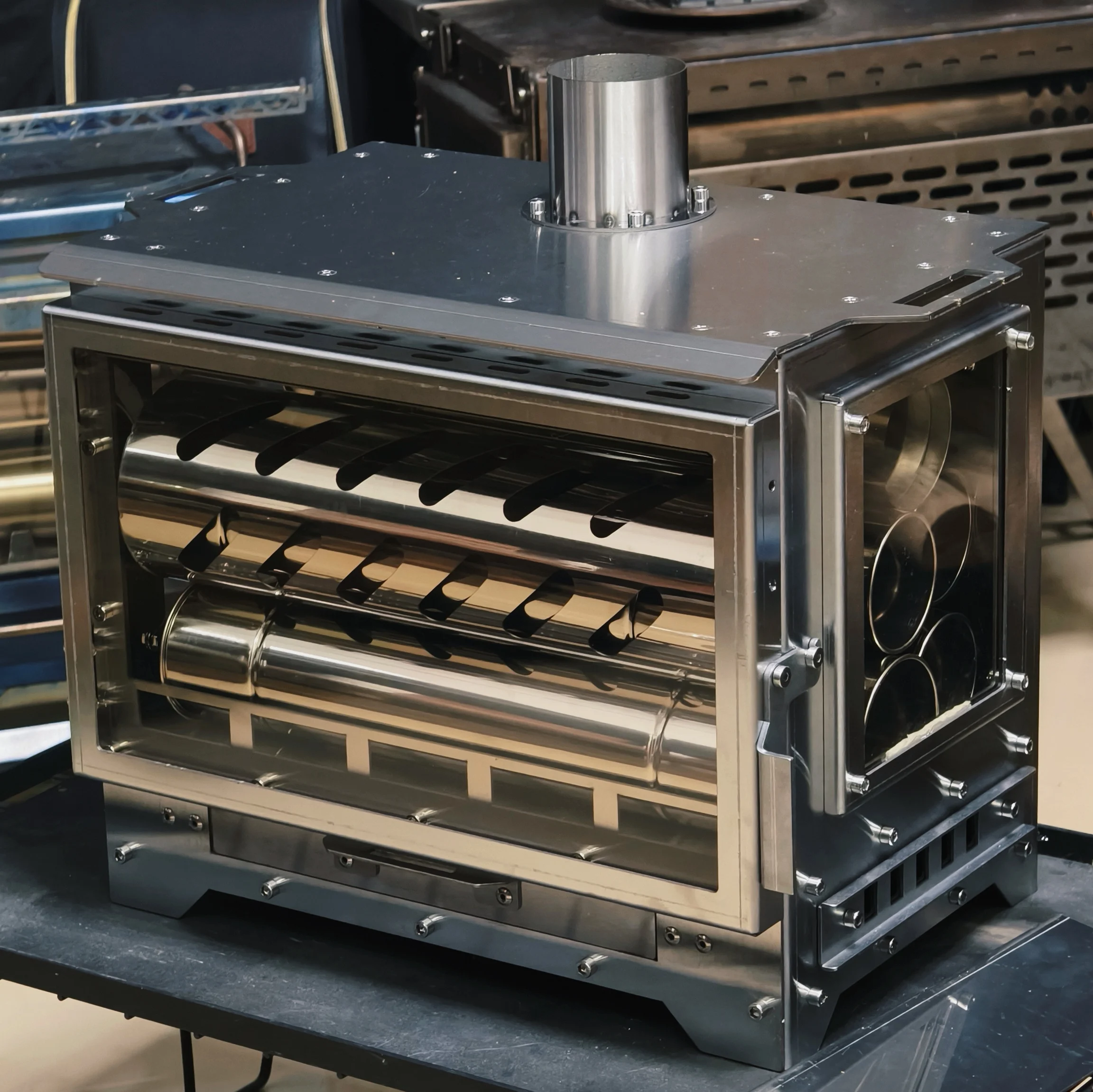 Portable Stainless Steel Tent Stove 5