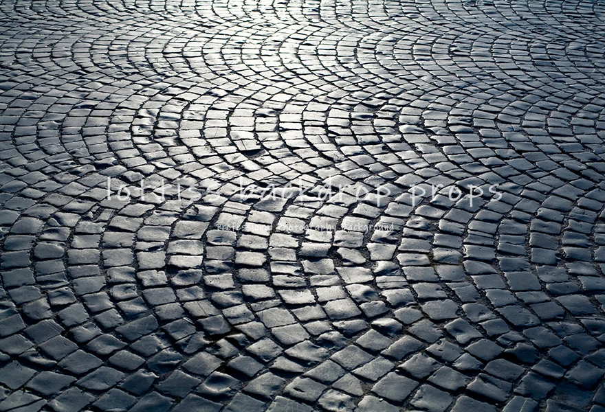 Textura Design Preto Branco Calçada Pavimento Fundo Rua Piso Foto Props