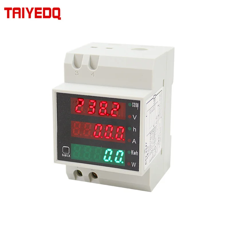 MARSPOWER D52-2047 LED Digital Multi-Function Meter Voltmeter Ammeter High Precision Stable and Durable Voltmeter Ammeter AC300V MARSPOWER D52-2047 LED Digital Multi-Function Meter Voltmeter Ammeter High Precision Stable and Durable Voltmeter Ammeter AC300V