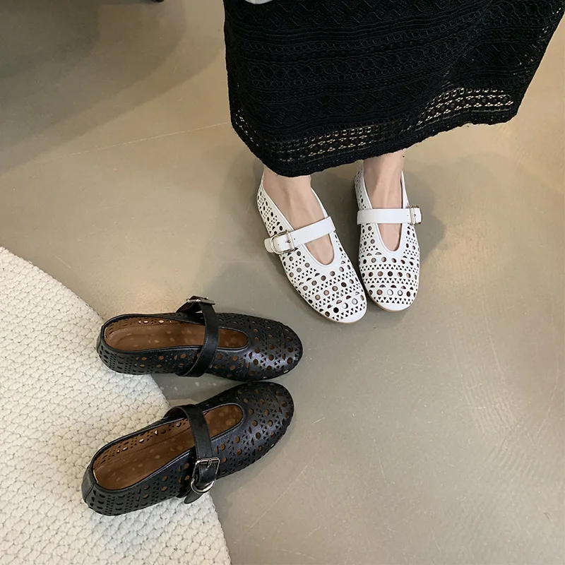 

Сандалии Мэри Джейн на ремешке женские, удобная обувь в стиле ретро, с открытым носком, с пряжкой, бежевые, черные, лето 2024