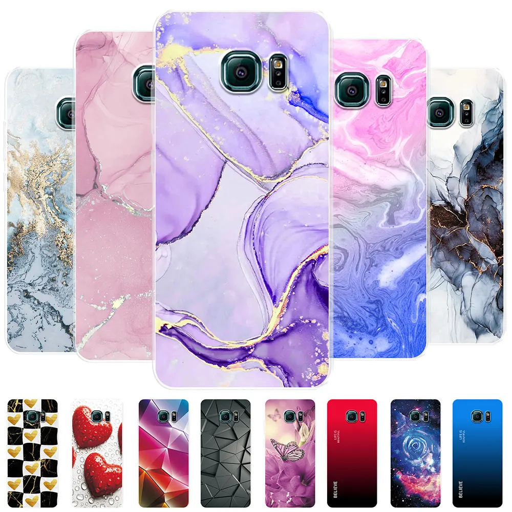 Per Samsung S6 Case S6 Edge Clear Silicone Soft Tpu Fundas Case Per Samsungs6 S6 Edge Cover Per Galaxy S6 Edge Plus Custodie Paraurti