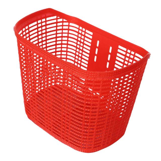 Plastic Bike Basket Pet Carrier Organizer Basket Grocery Shopping Children Bike Bicycle Front Basket Riding for Luggage Picnic