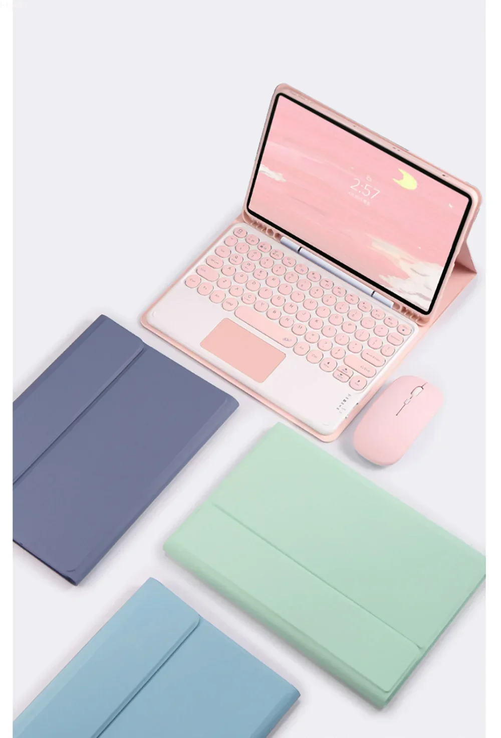 Universal Protective Tablet Keyboard Case with Stand and Stylus Holder