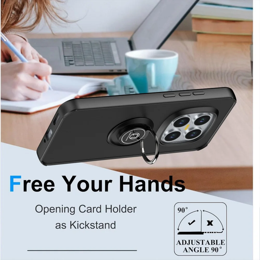 Versatile Rotatable Bracket Phone Case with Finger Ring Car Holder