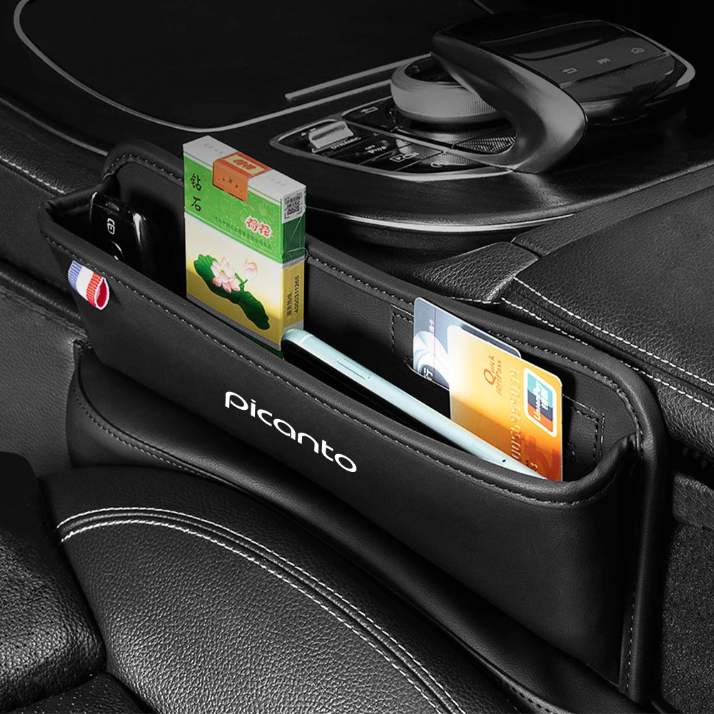 Borsa Portaoggetti A Fessura Per Seggiolino Auto Accessori Auto Per Kia Picanto Morning Gt-Line X-Line 2017 2016 2015 2014 2013 X-Line S Gt-Line S