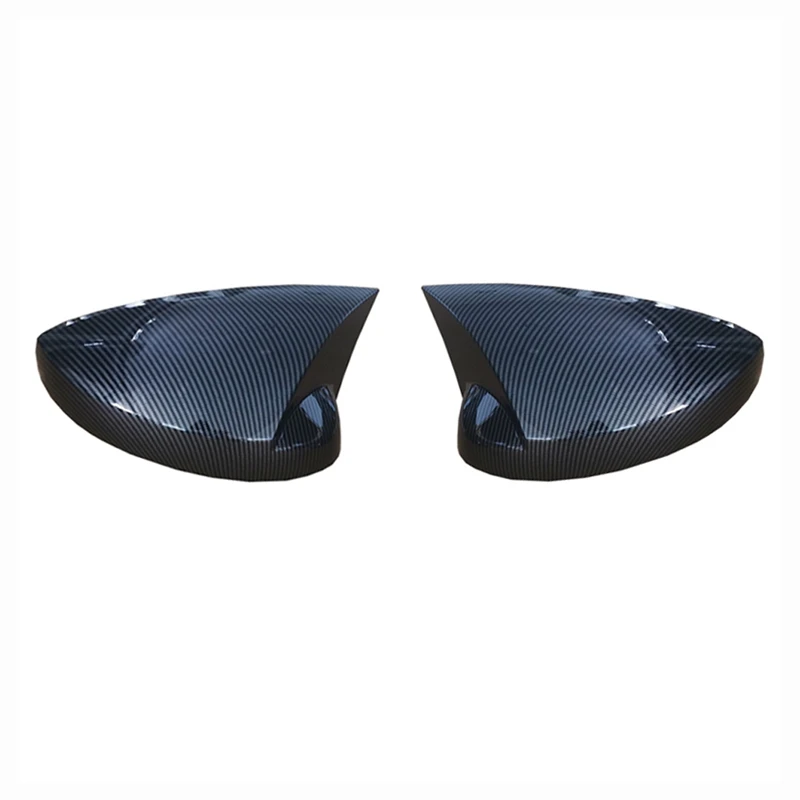 Car Ox Horn Side Mirror Cover Caps Door Mirror Shell Specchietto Retrovisore Guard Per Ford Mustang Mach-E 2021 2022