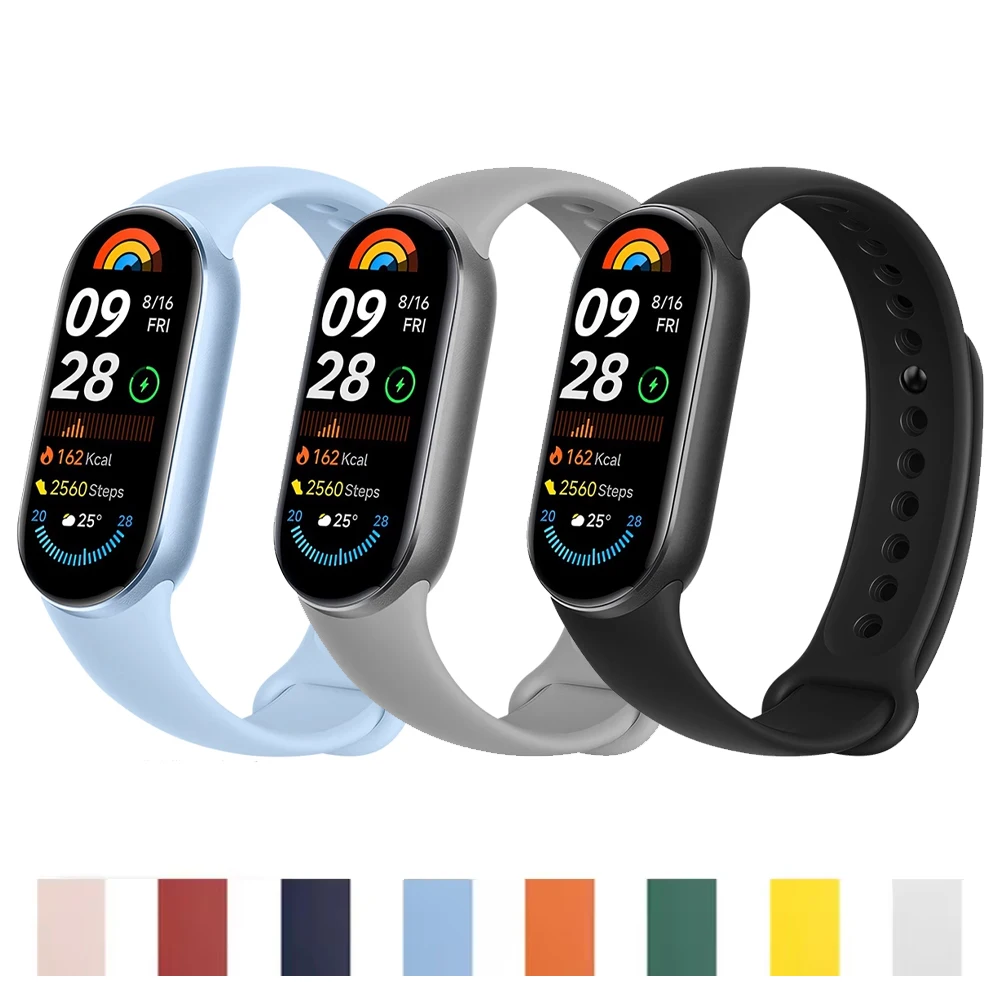 Sport Silicone Rubber Smartwatch Wristband Bracelet - Universal Fit