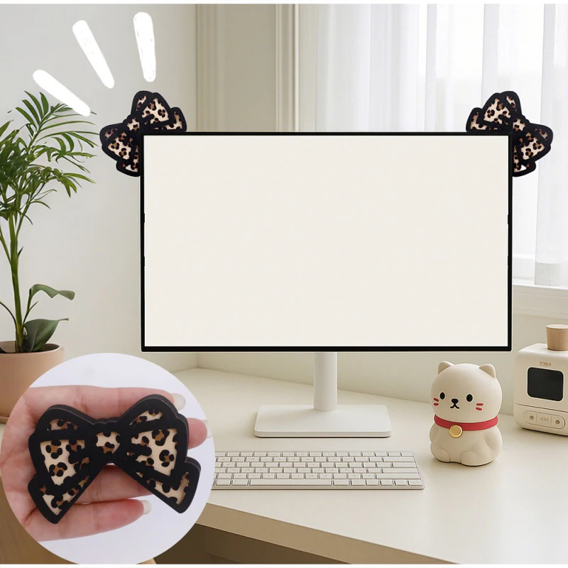 Holzbogen, kreative Desktop-Dekoration, Acryl-Bogen, hängende Dekoration, Kawaii, Zuhause, Büro und Geschenk, Heimdekoration, Weihnachtsgeschenke – Detail 5