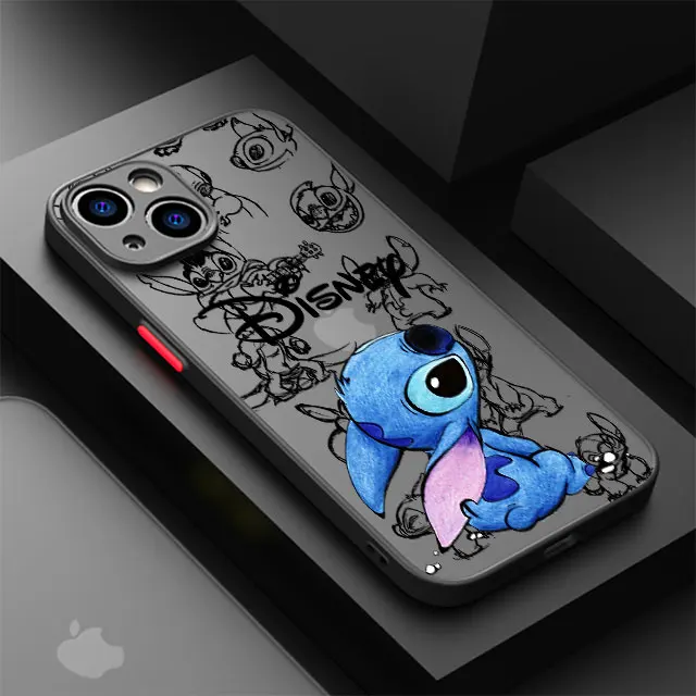 thumbnail image 1 of Disney Stitch The Baby Phone Case for Apple iPhone 15 Pro SE 13 12 Mini 11 Pro 7 6S XR XS X 8 Plus 14 Pro Max Shockproof Cover, 1 of 5