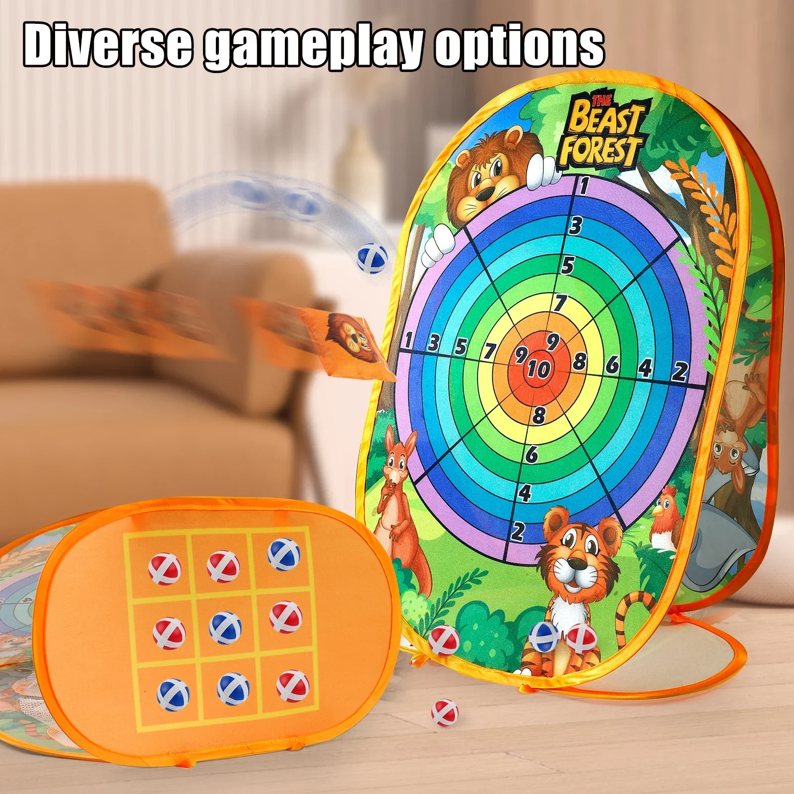 Animal Bean Bag Toss Game Set 5