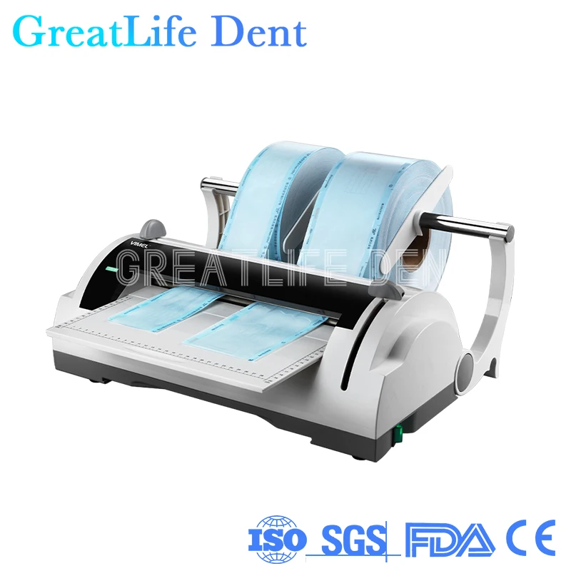 

GreatLife Стоматологическая компактная машина для запечатывания, стоматологическая машина для стерилизации рулонов, автоклавов, стерилизации