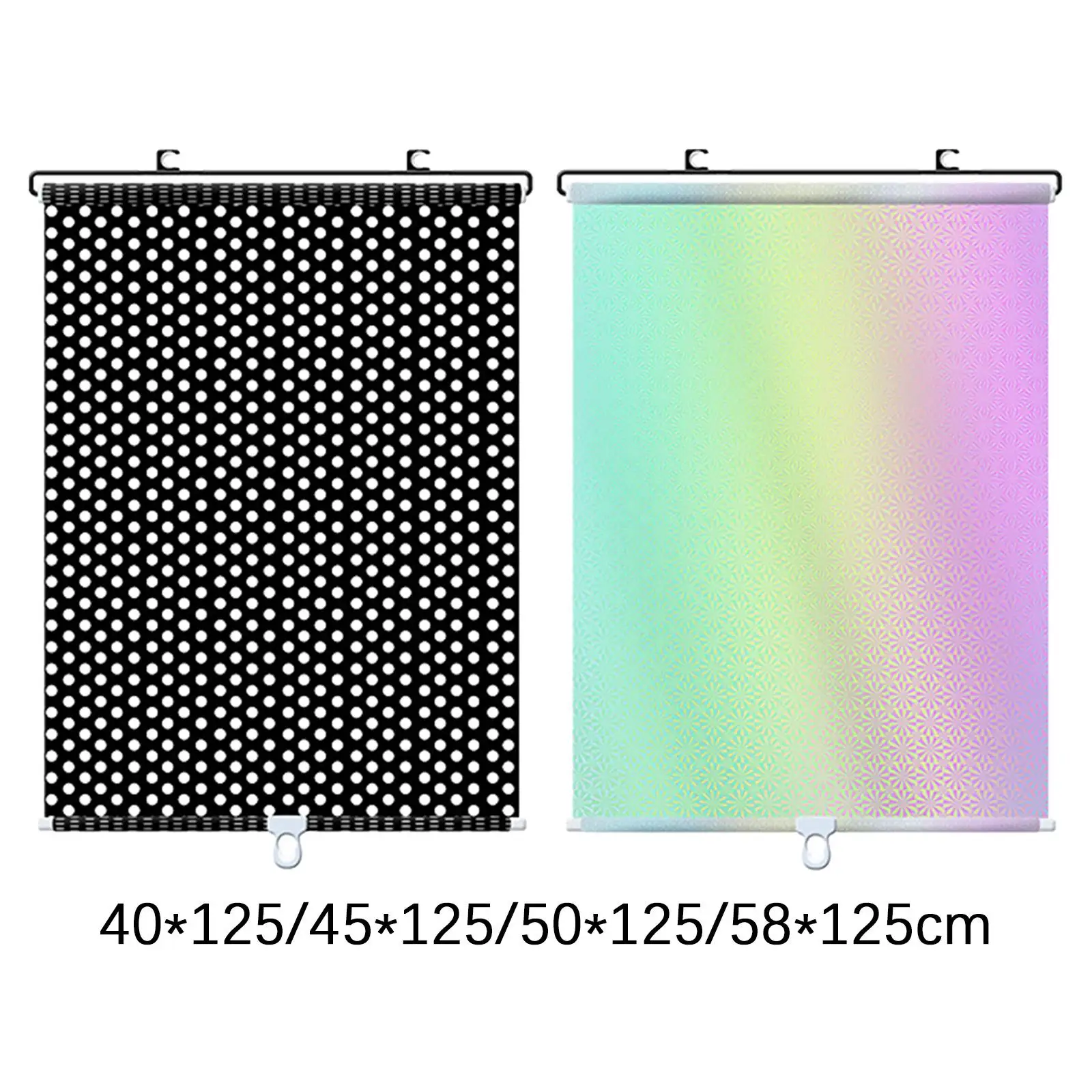 Sunshade Roller Blinds Curtains Blackout Curtain Suction Cup Punchfree