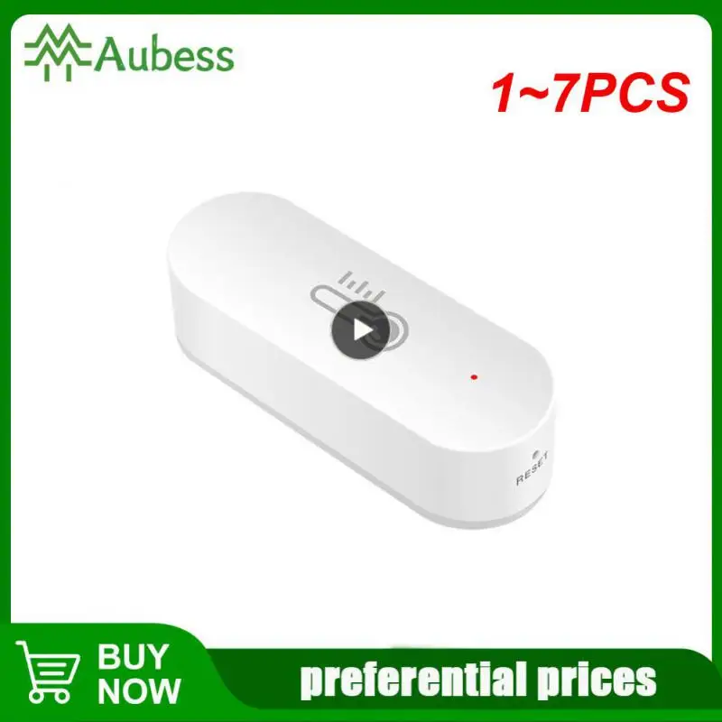 

1~7PCS Tuya WiFi Temperature Humidity Sensor Smart Life APP Monitor Smart Home Work With Alexa Home No Hub Required