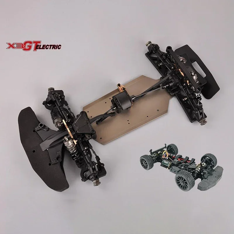 HONGNOR X3GT 1/8 RC Electric Remote Control 4WD High-Speed Racing Flat Racing Model Car Empty Frame 4