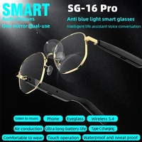 Lenovo New SG-16 Pro Smart Audio Glasses Air Conduction Wireless Bluetooth HD Headset Dustproof Waterproof Microphone Sunglasses - Image 5