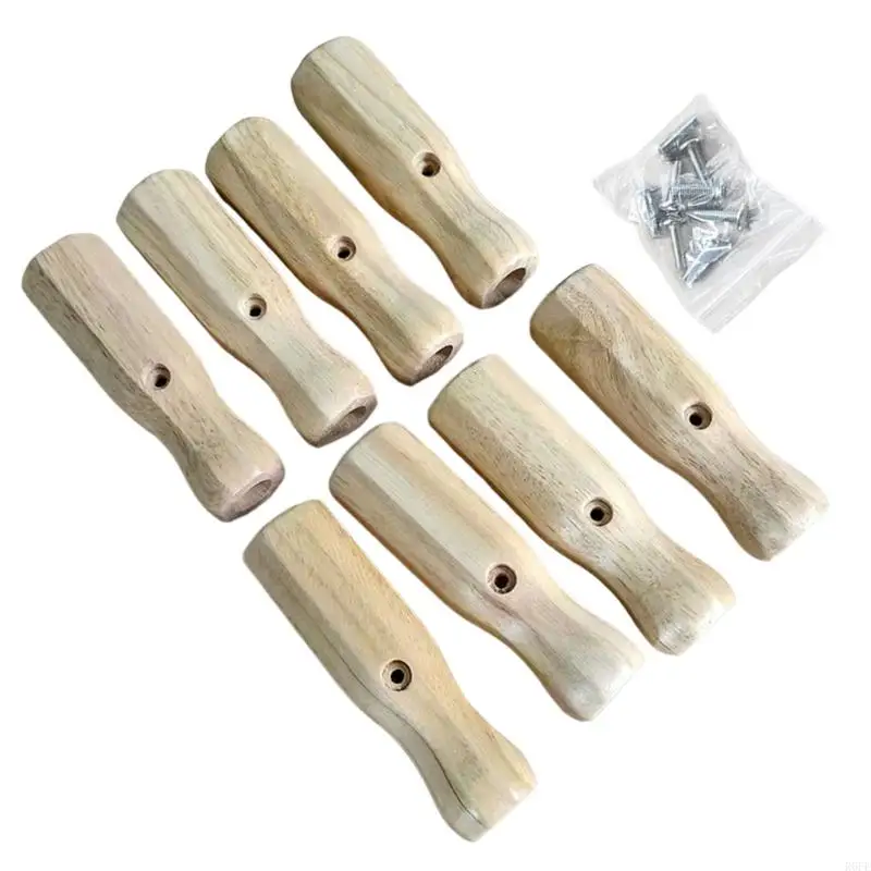 652F 8Pcs Table Football Handle Table Soccer Replacement Handle Foosball Grip Football Game Rod Nonslip Designs