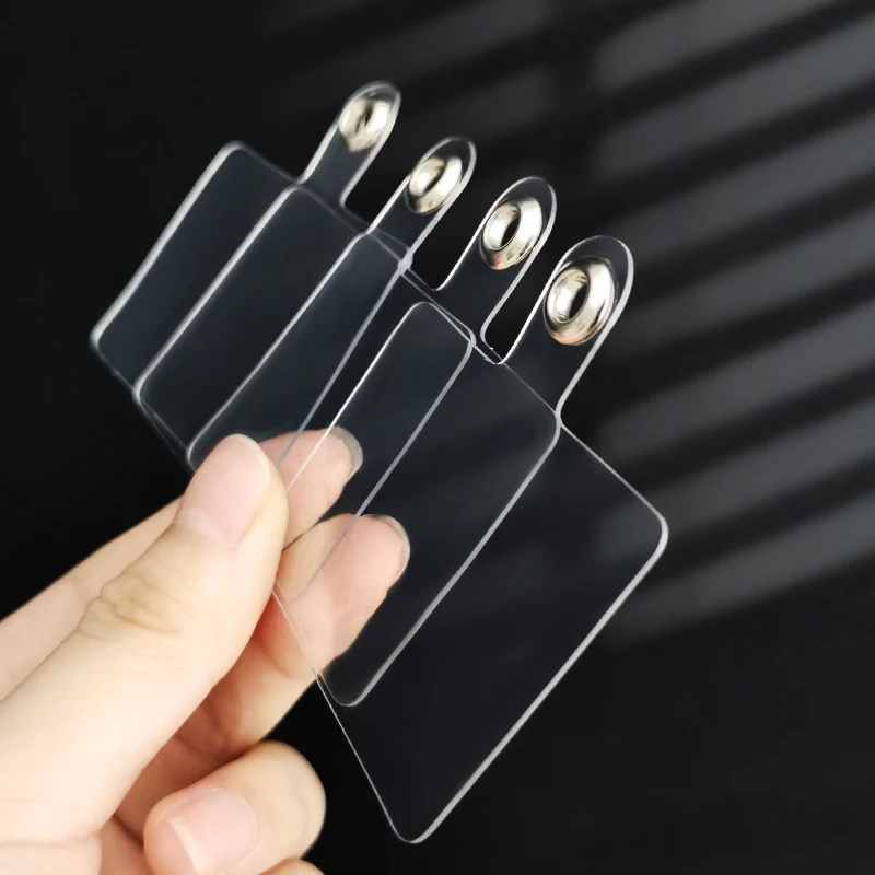 5/20 Pcs Mobile Phone Lanyard Patch Male Anti-lost Fixed Card Shell Connection Pendant Without Lanyard Hole Transparent Clip