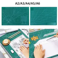 Durable PVC Paper Cutting Pad Grid Line A1/A2/A3/A4/A5/A6 Carving Board Self-healing Double Sided Cutting Mat DIY Art Carving 4