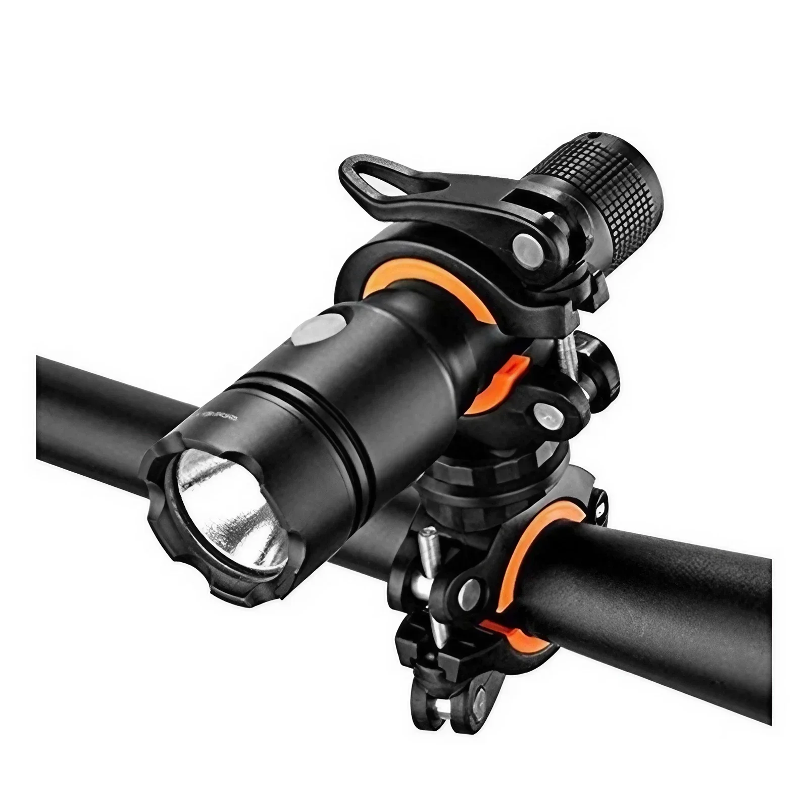 Description Picture 3 of item360 Rotating Bike Flashlight Clip Bicycle Light Holder Mount Bracket for Cycling Accessories Bike Parts Quick Release Fixing
