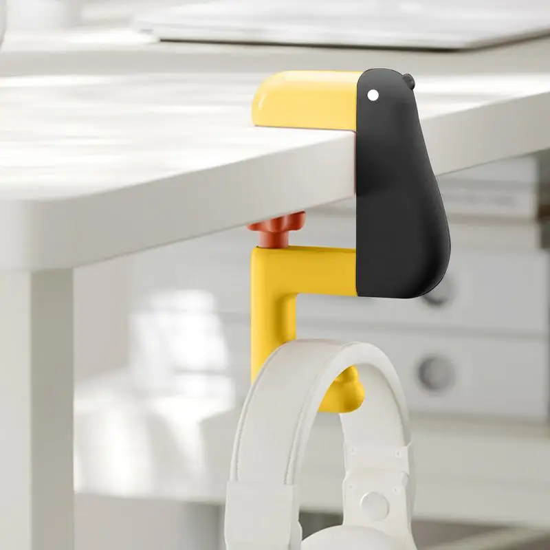 Duck Shape Desk Hook for Handbags and Backpacks