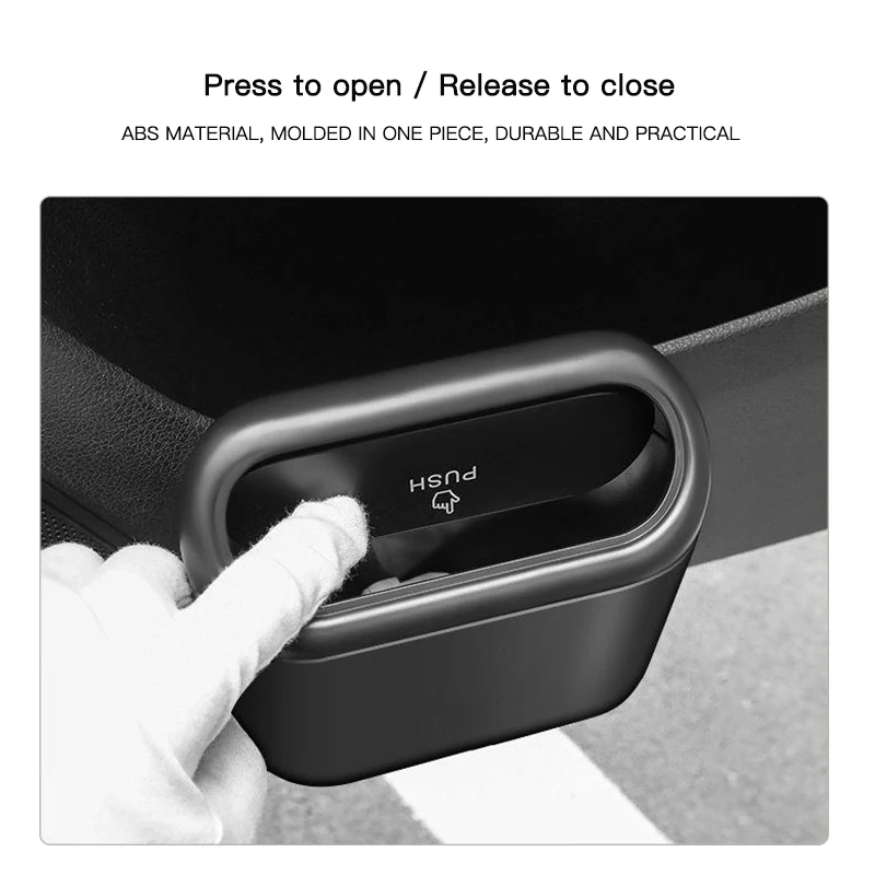 Car Portable Trash Can Auto Sundries Storage Box For Lincoln Nautilus Navigator Continental MKZ MKX MKC MKT MKS Mark E Mazd