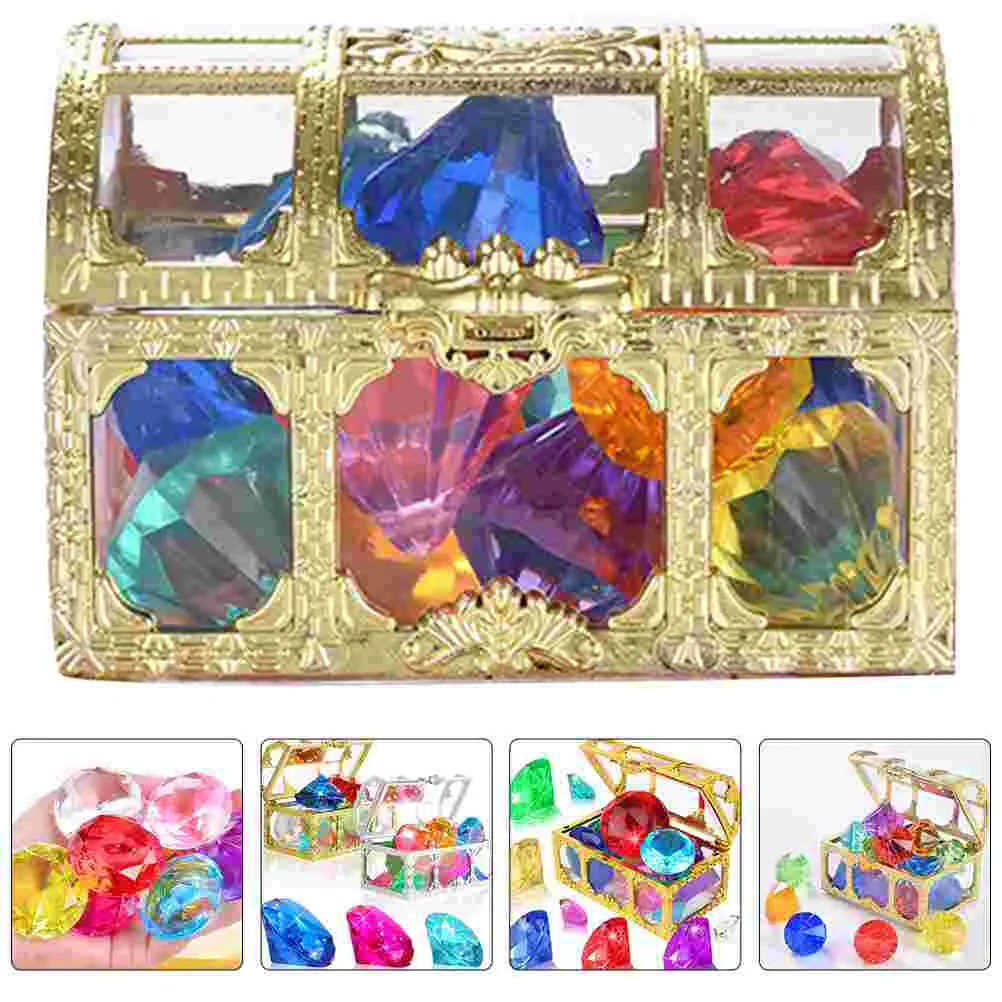 Pool Toys Fake Diamond Underwater Acrylic Diving Gems Model for Kids Ages 4-8 Jewlery