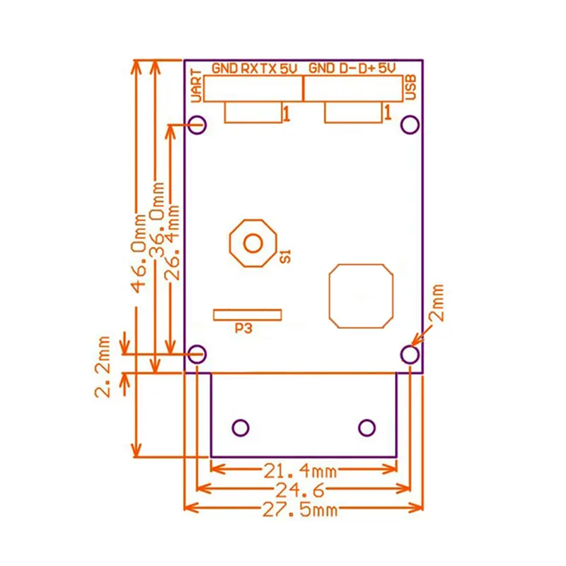 GM65 1D 2D Barcode Scanner USB UART PDF417 Bar Code Reader QR Code Module CMOS With Cable For Bus Supermarket Hospital image 5