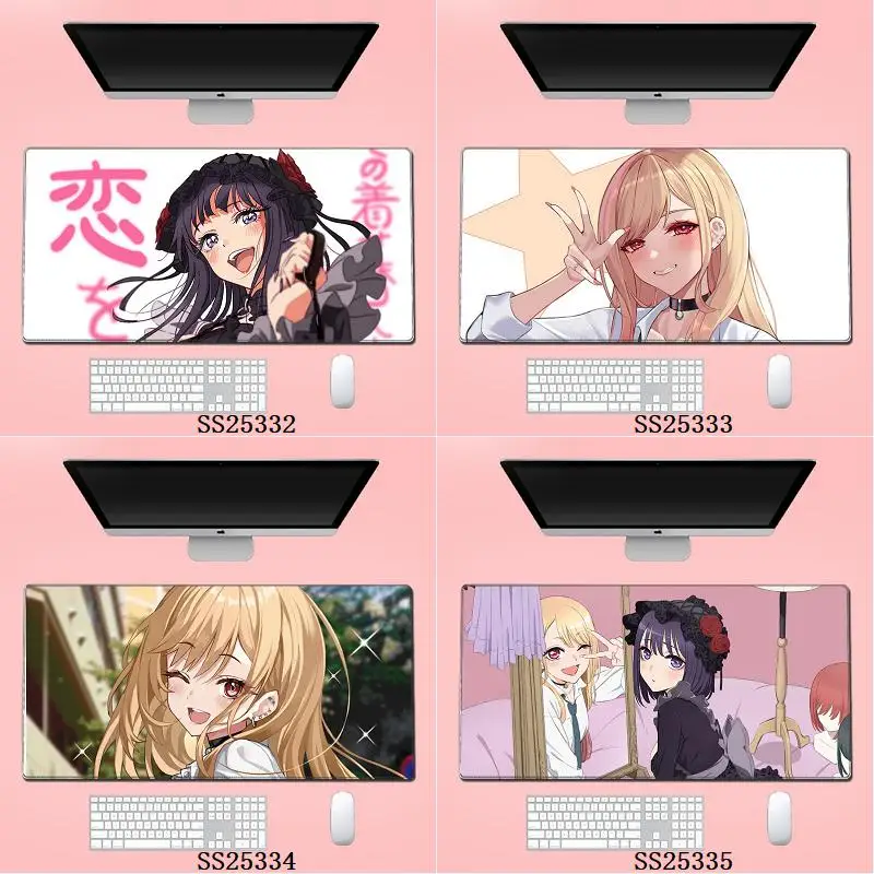 Anime My Dress-Up 달링 마린 키타가와 Wakana Gojo 코스프레 마우스 패드 게임 마우스 매트 키보드 매트 Playmat Gift