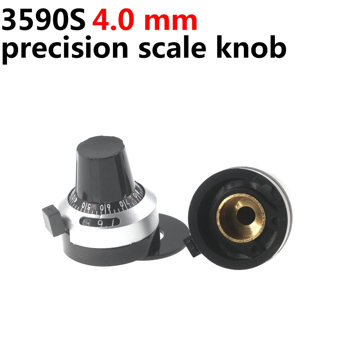 precision multi turn potentiometer 10 22hpm 10 1k 2k 5k 10k 2pcs WXD3-13 WXD3-12 4mm precision scale knob potentiometer knob equipped for multi-turn potentiometer