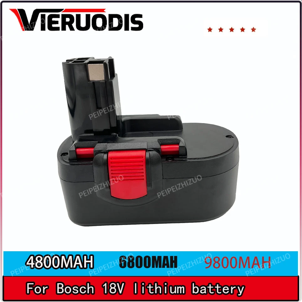 

For Bosch 18V 6.8AH 9.8AH Ni-MH Remplacement Battery pour Bosch BAT025 BAT026 BAT160 2607335735 2607335277 PSR18 VE-2 GSR18