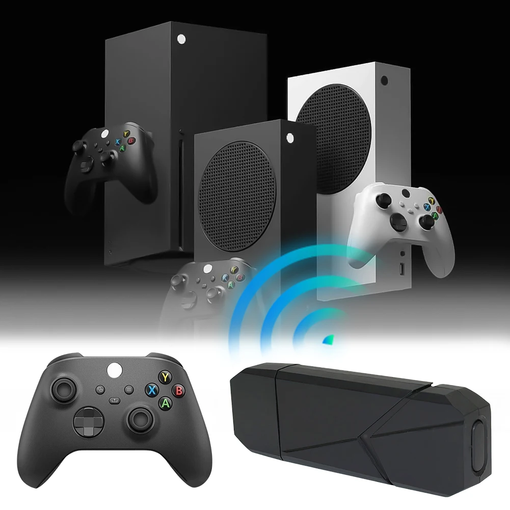 무선 게임 컨트롤러 어댑터, 블루투스 호환 USB 리시버, Win 7, 8, 10/11, Xbox 시리즈 S/X용