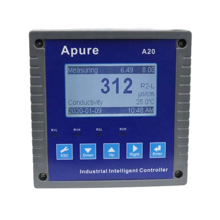 

Apure High Precision Electrical Online Conductivity Meter Automatic Ec Ph/Orp Controller