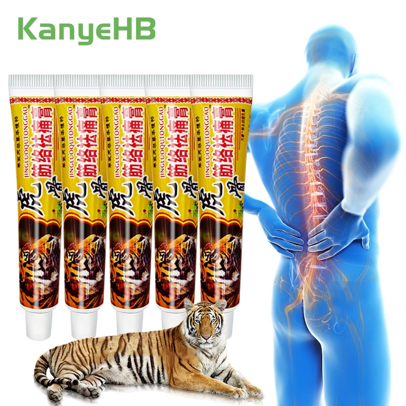 

1-3-5pcs Tiger Analgesic Joint Cream Relax Muscles Joint Pain Relief Ointment Back Pain Herbal Cream Knee Pain Arthritis Plaster