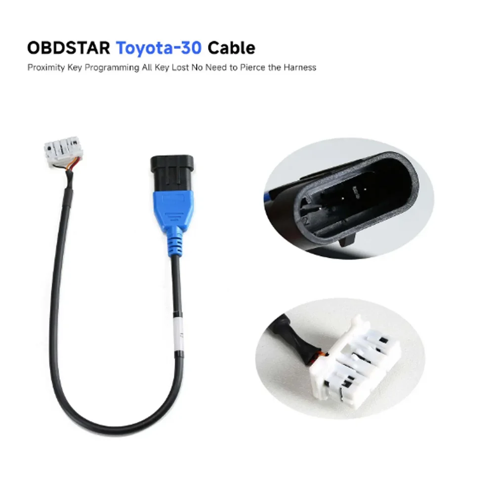 OBDSTAR for Toyota-30 Cable Proximity Key Programming All Key Lost Support 4A and 8A-BA types for X300DP Plus/X300 Pro4