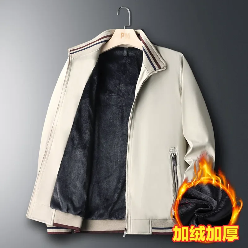 

Мужская теплая флисовая куртка, повседневная куртка с защитой от ветра, уличная Классическая куртка в Корейском стиле, зима 2023