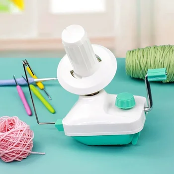 Manual Wool Ball Winder for Winding Yarn Skein Thread and Fiber Hand Operated Swift Wool Yarn Winder for Knitting and Crocheting 1