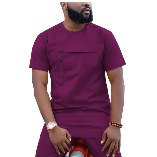 Deji Short Sleeve Dashiki Outfit - Image 2