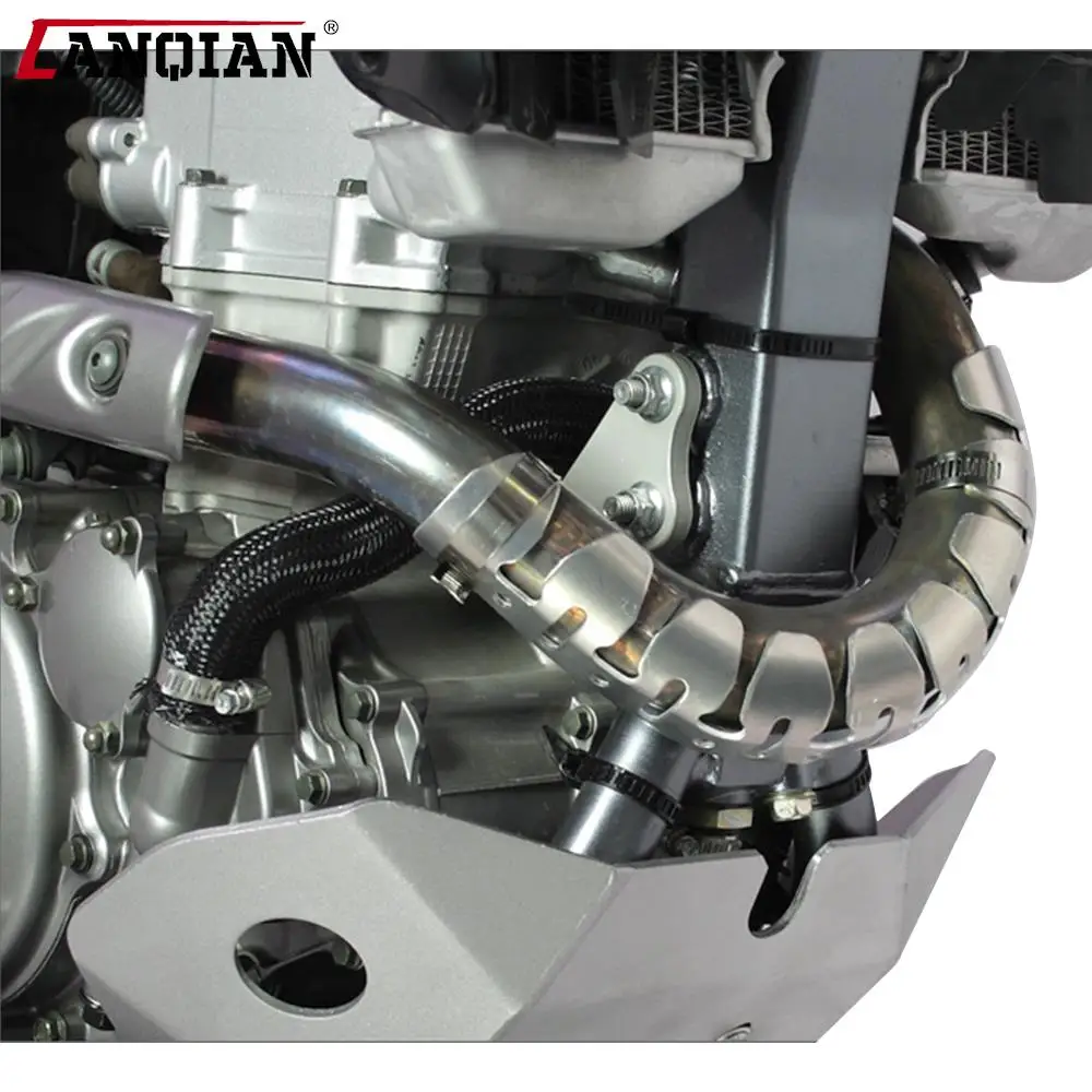 

FOR SUZUKI KAWASAKI YAMAHA Husqvarna GASGAS 450 250 SX-F 4-Stroke Universal Exhaust Muffler Pipe Heat Shield Cover Guard Covers