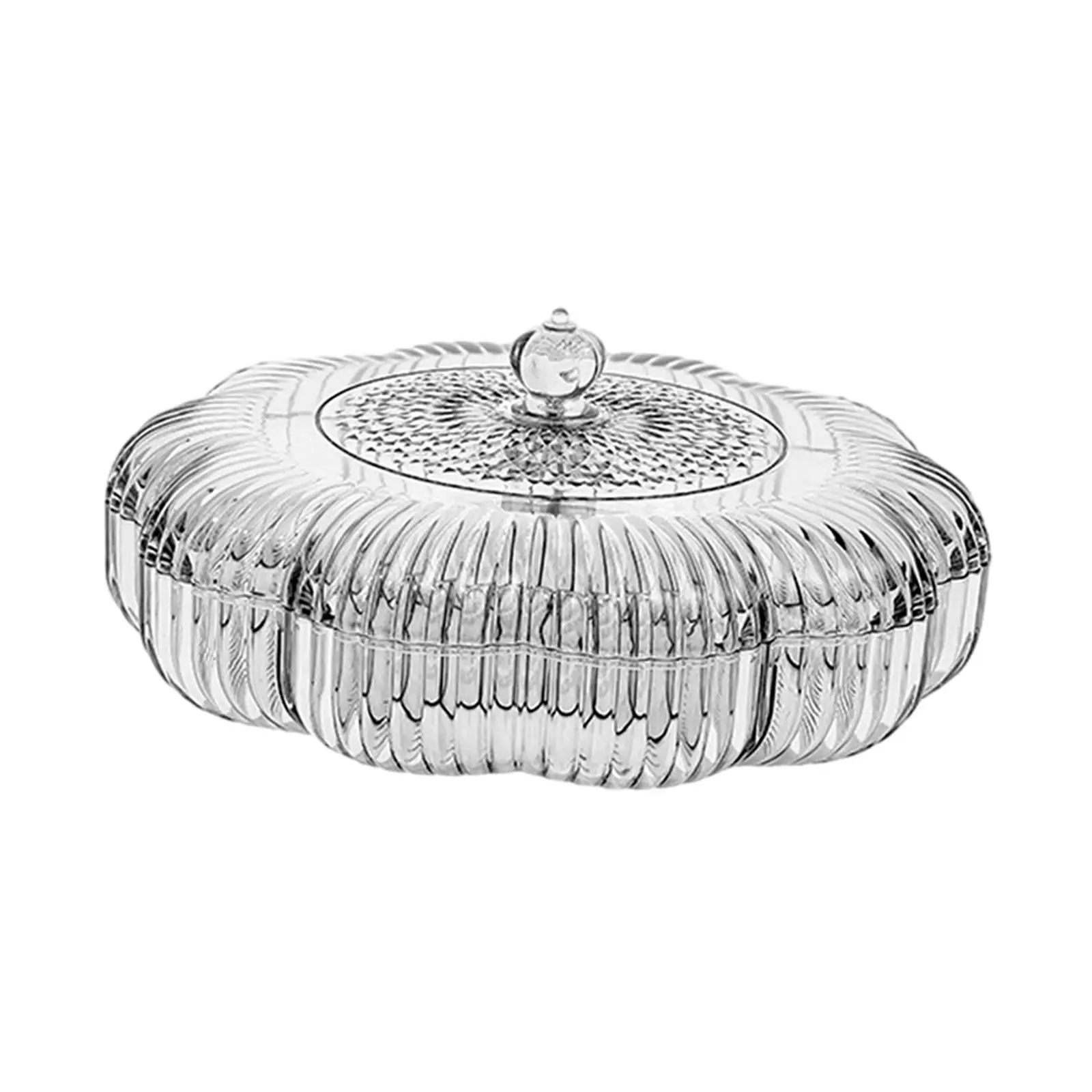 Divided Serving Tray with Lid Compartments Snack Platter for Kitchen Chinese New Year Spring Festival Party Dried Fruits