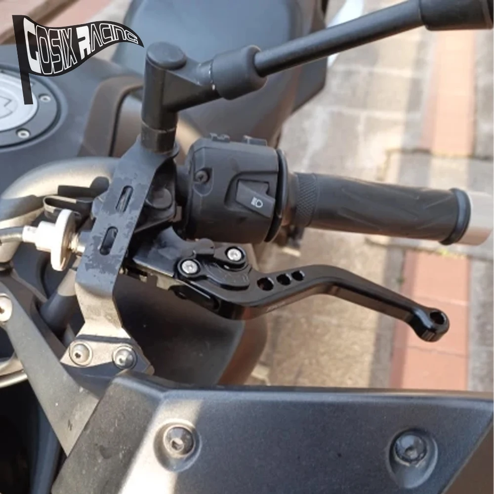짧은 브레이크 클러치 레버 세트, HyperMOTARD 821 HyperStrada 13-15 HyperMOTARD 939 Strada 16-17 오토바이 CNC 액세서리