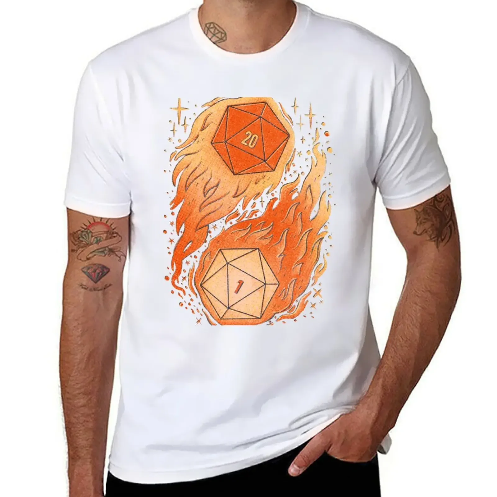 

A Roll of the Die T-shirt blanks aesthetic clothes men workout shirt
