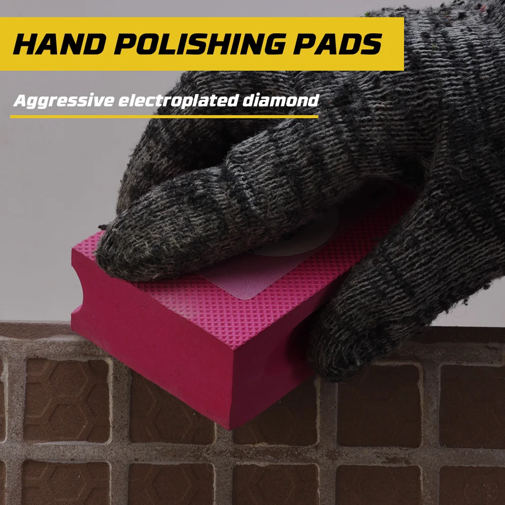 4 Diamant Polijsten Pads Natte 50 Grit - Schuren Tegel Steen Marmer Graniet Beton Keramiek Glas 10Pcs