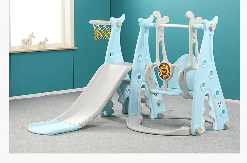 Tobogán Para Piscina Parque Infantil Con Tobogán Y Columpio Baby