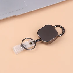 Retractable Metal Wire Keychain with Badge Reel and ID Holder Clips (Style02)