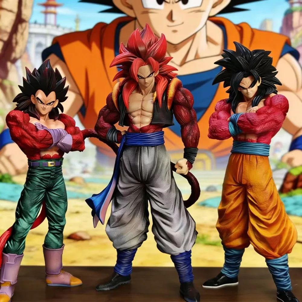 Dragon Ball Ssj4 Gogeta Figur Austauschbare Hände Arme Super Saiyajin 4 Gogeta PVC Actionfiguren Sammlung Modell Spielzeug Geschenke