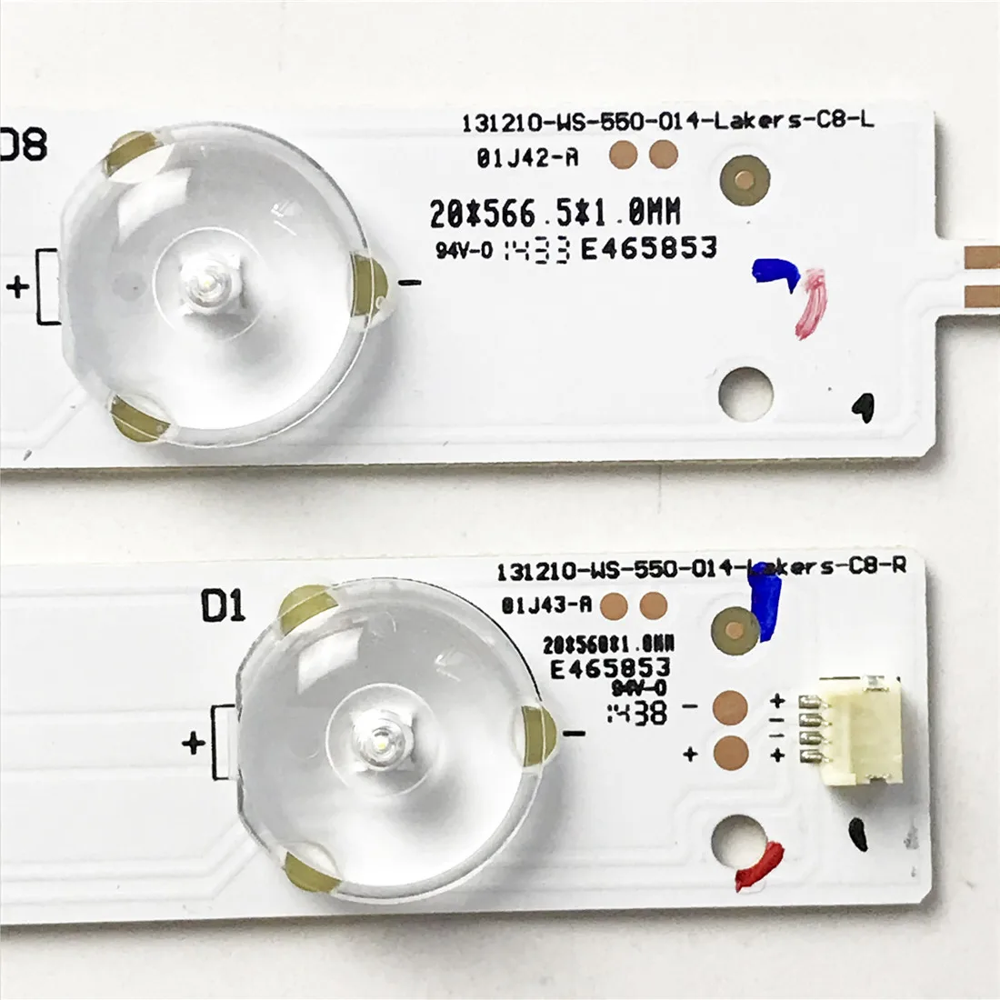Retroiluminação Led para tv Tira da Lâmpada para Vizio 55 E550i-b2 T550hvn03.2 58.38005.030 - Imagem 3