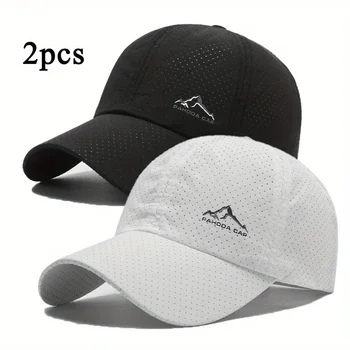 Unisex Simple Cross Water Drop Embroidery Baseball Caps Spring and Autumn Outdoor Adjustable Casual Hat Sunscreen Hat 2